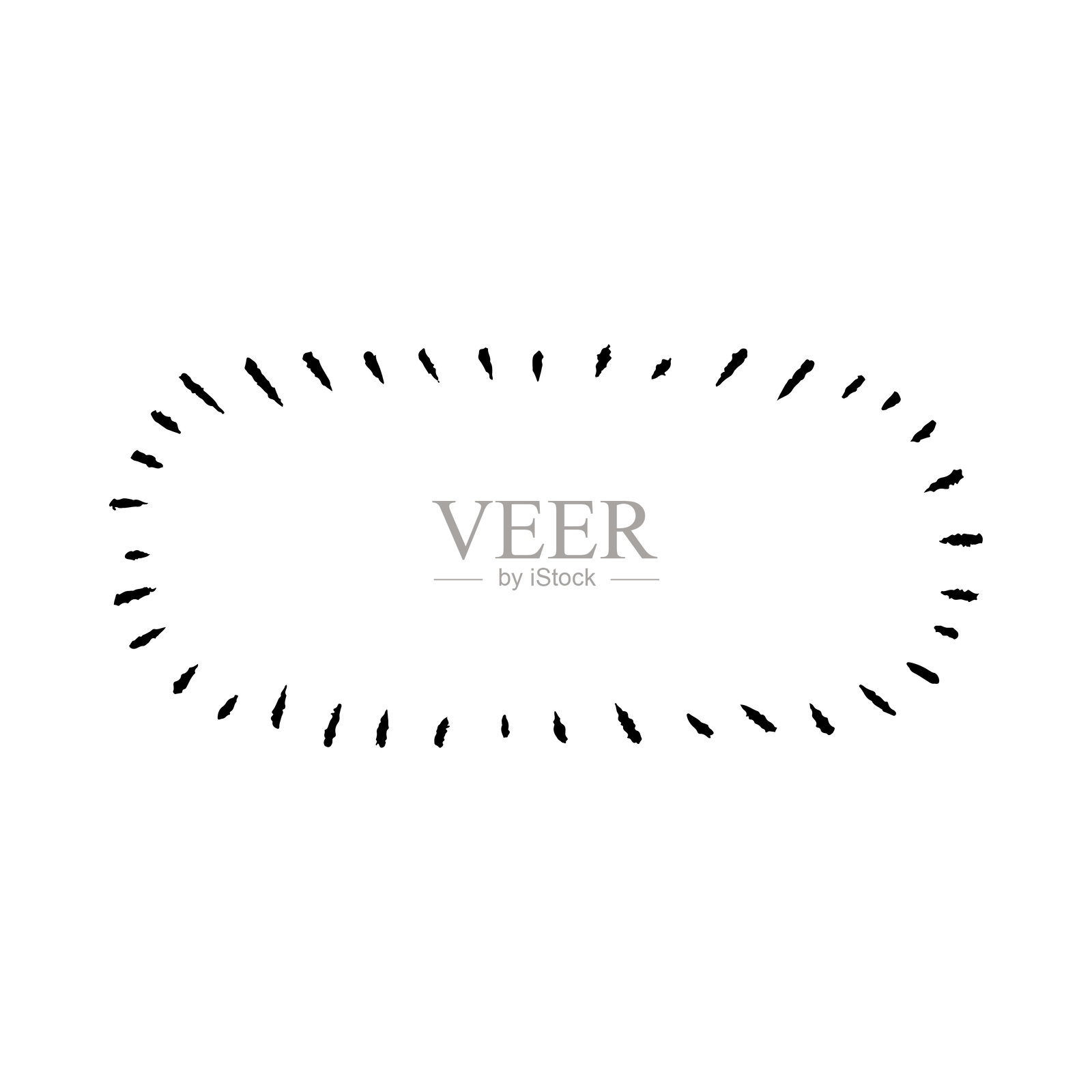 手绘思考气泡插画图片素材