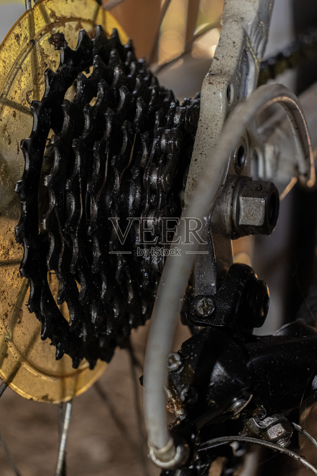 自行车轮毂 / 换挡 / 皮带照片摄影图片