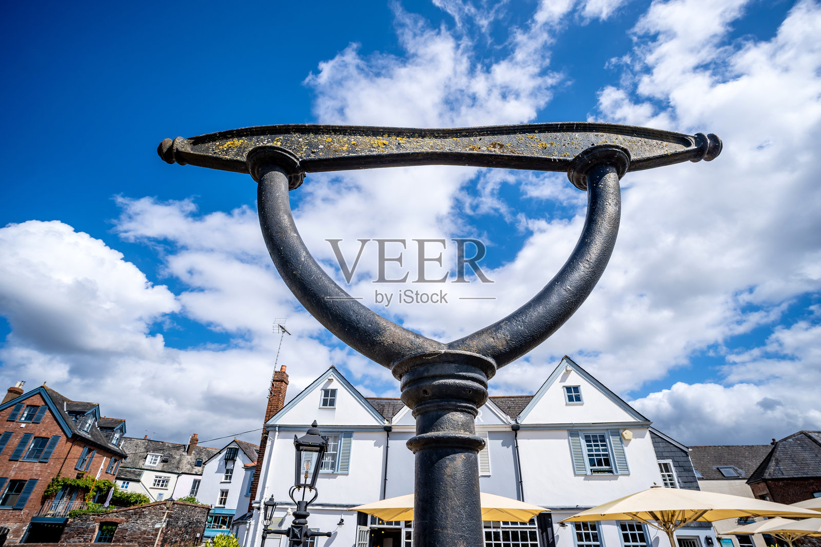 托普舍姆历史悠久的铸铁梁照片摄影图片