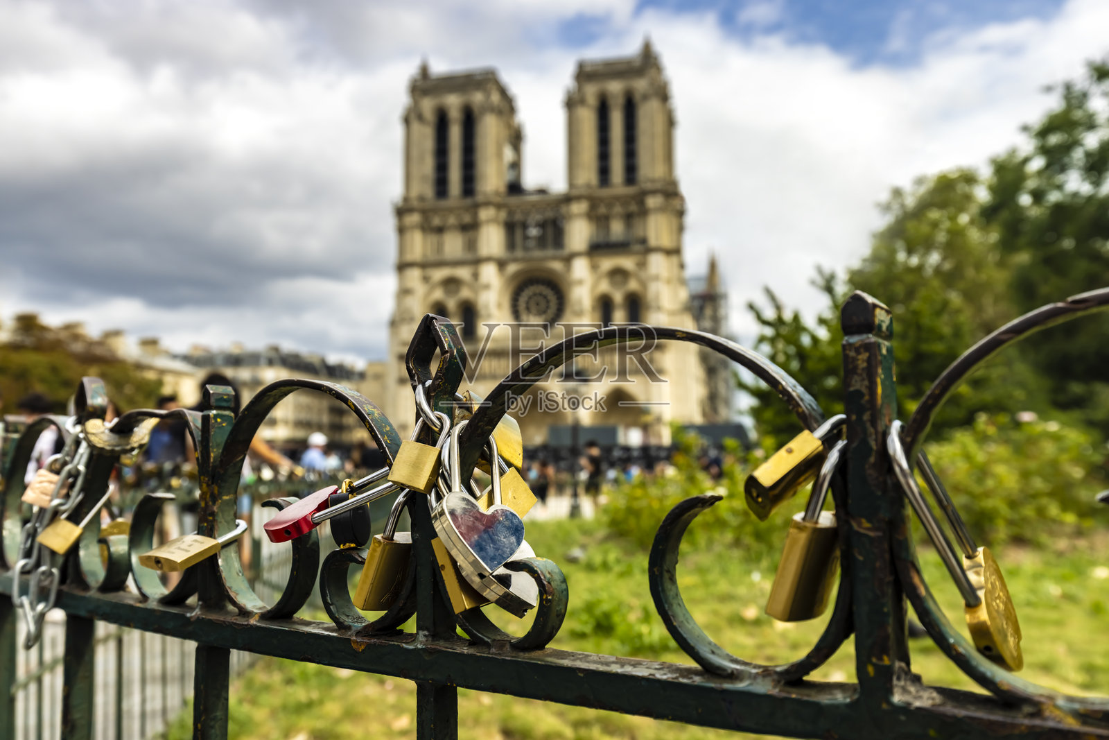 巴黎圣母院照片摄影图片