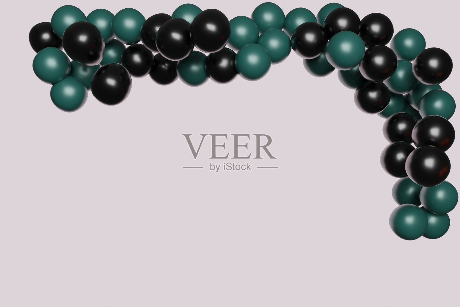 万圣节南瓜套装，气球照片摄影图片