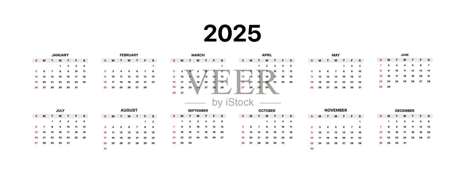 日历图标。扁平化和线性风格。矢量图标。插画图片素材