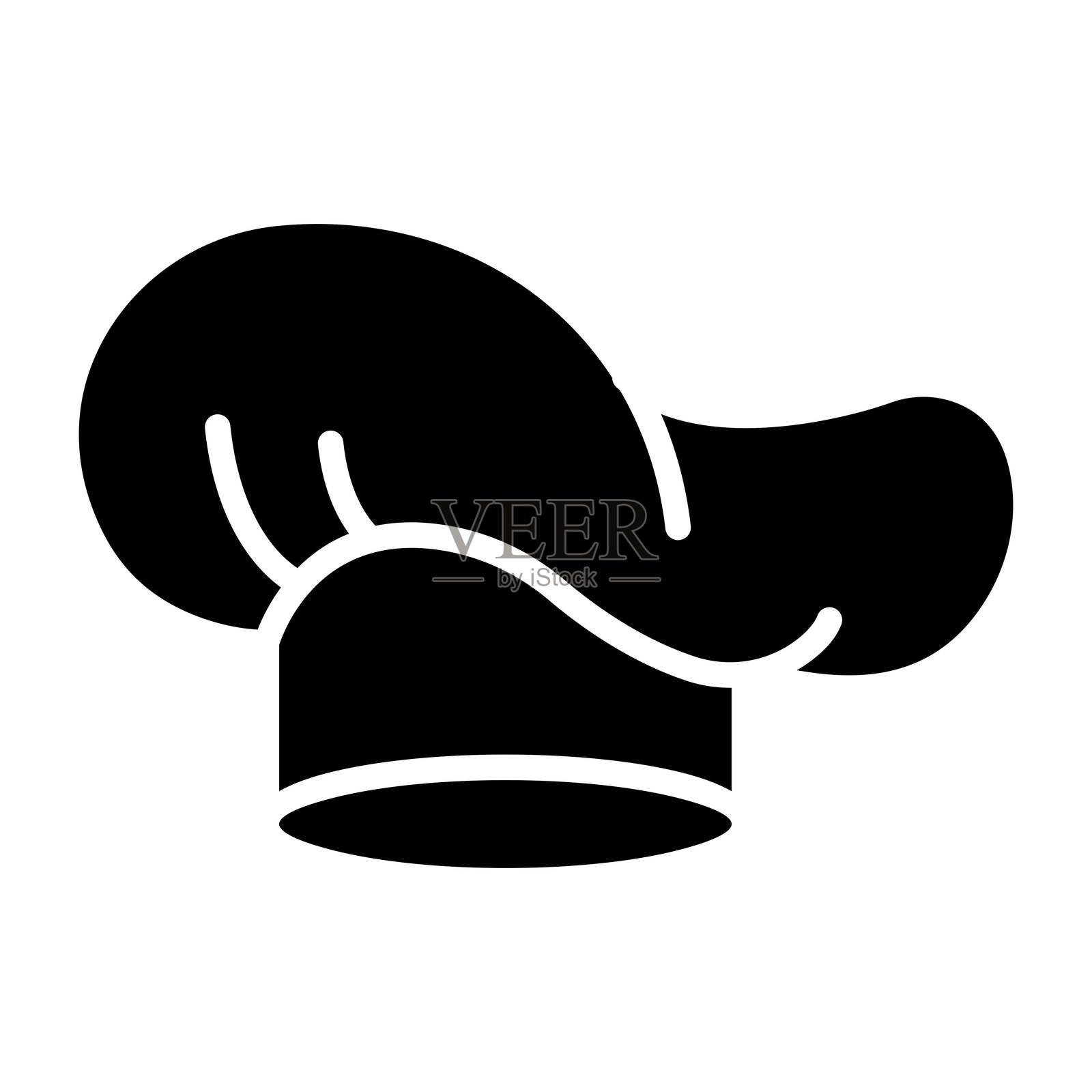 厨师帽矢量图标设计插图插画图片素材