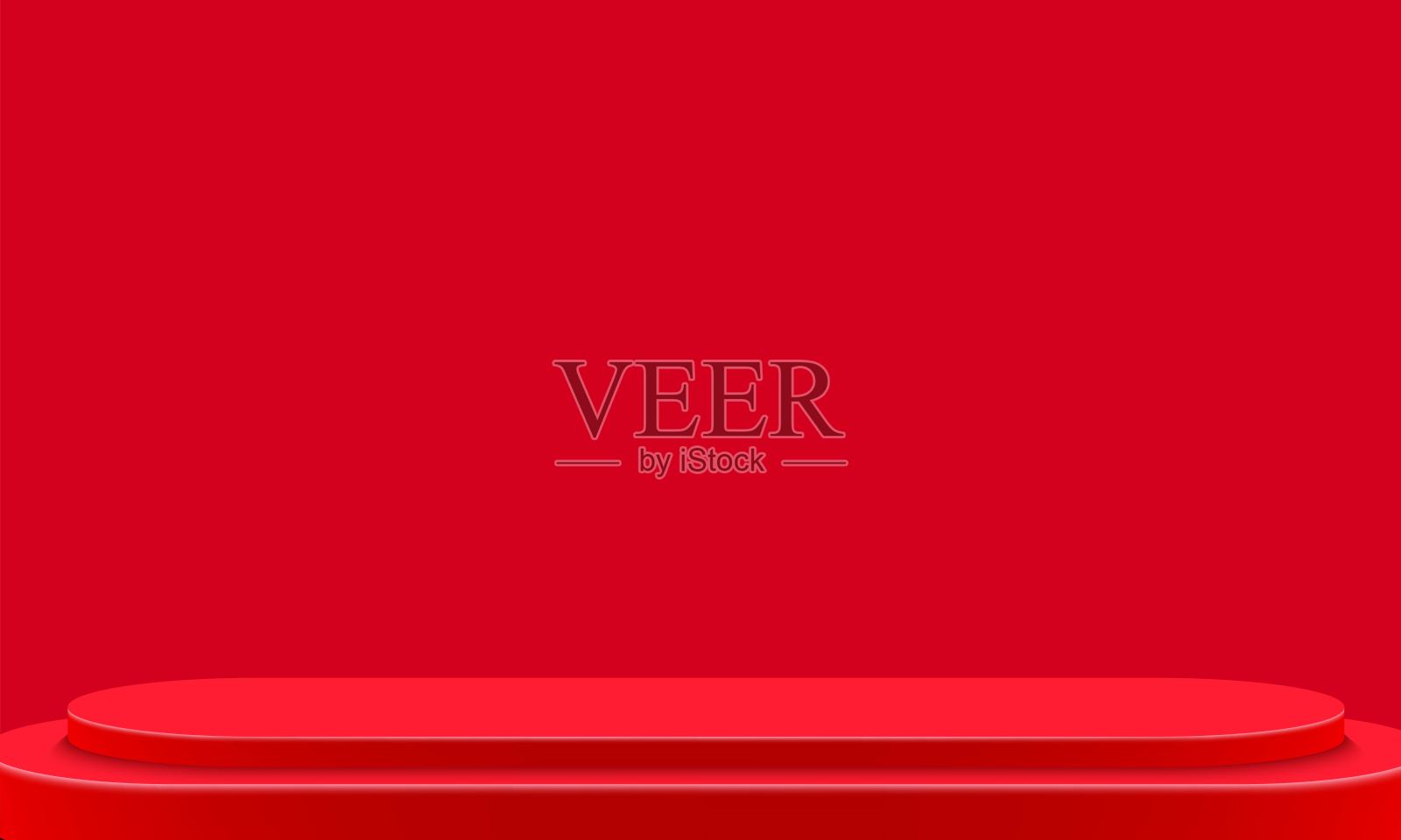 几何形状的讲台舞台背景。产品展示场景与基座讲台。矢量图插画图片素材