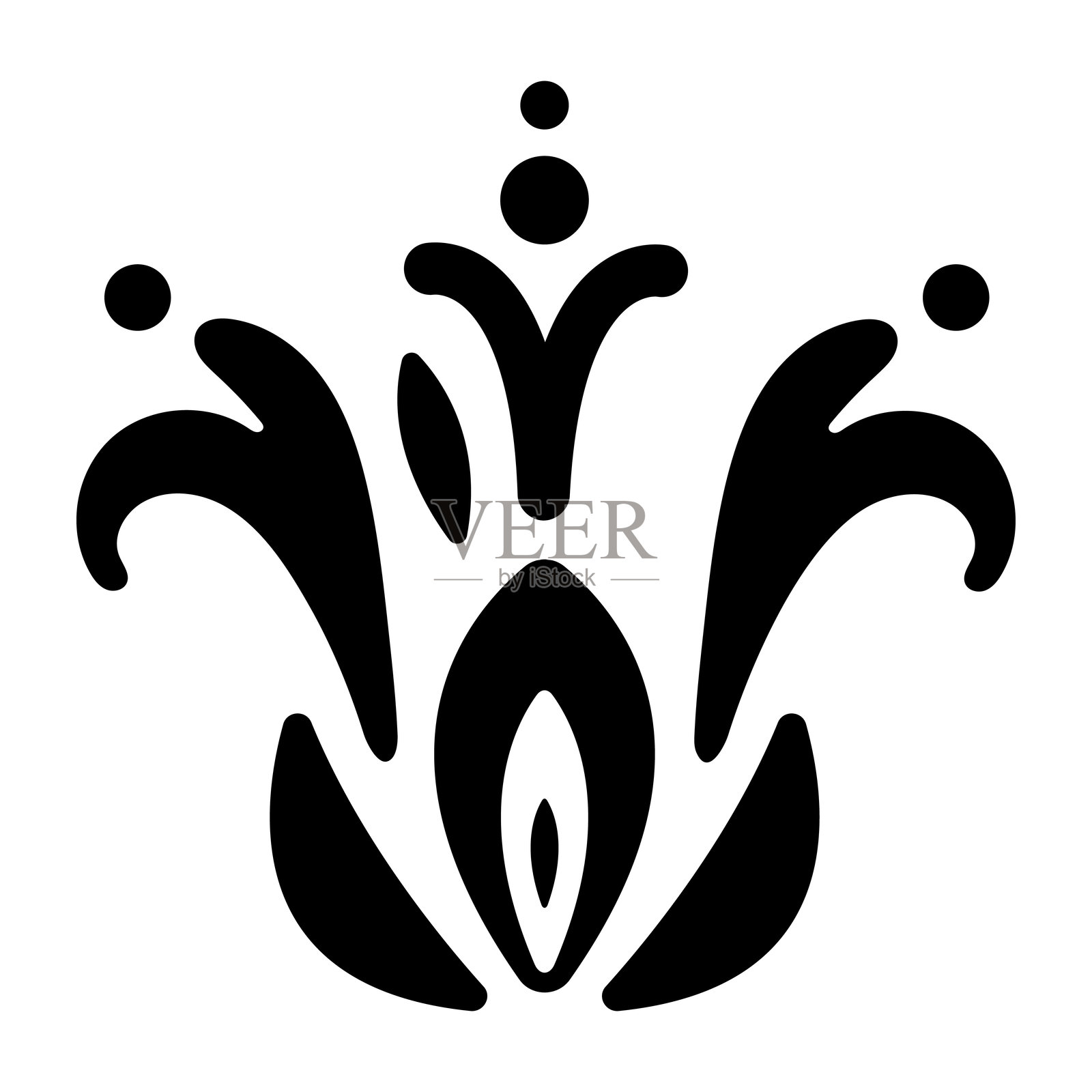 胸花插画图片素材