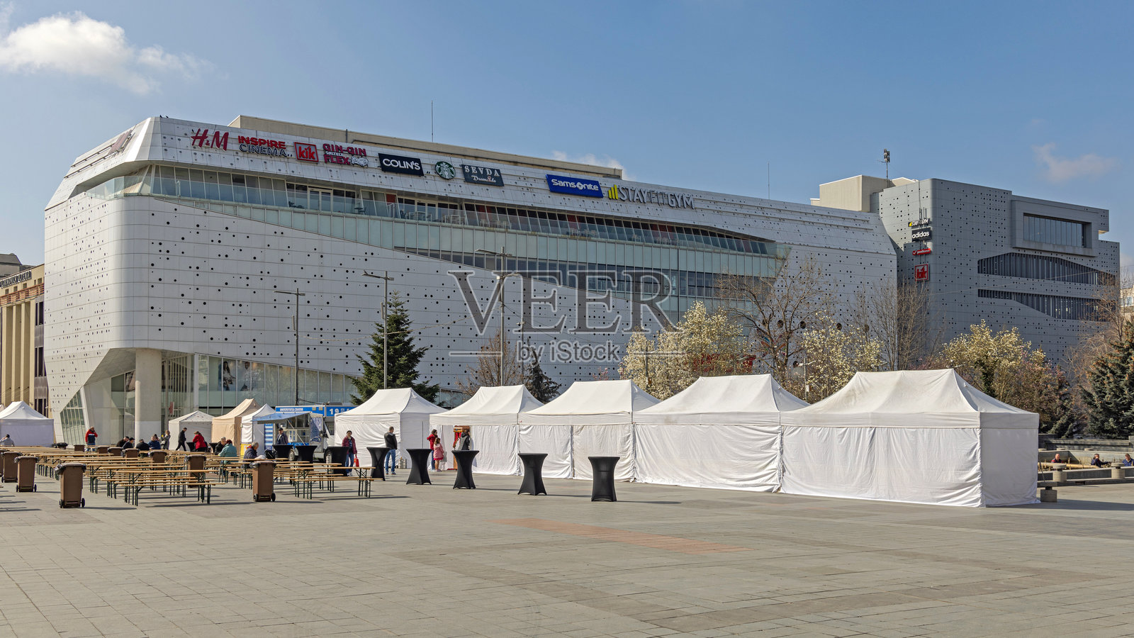 米哈伊·维特阿祖广场 克拉约瓦照片摄影图片