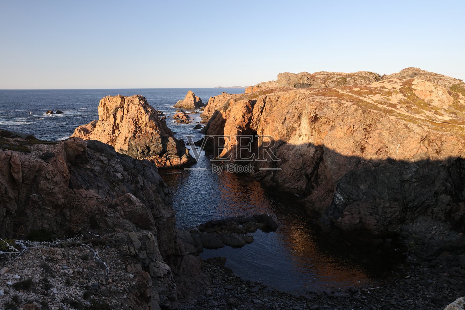 斯皮勒湾海岸，特威林盖特，纽芬兰照片摄影图片