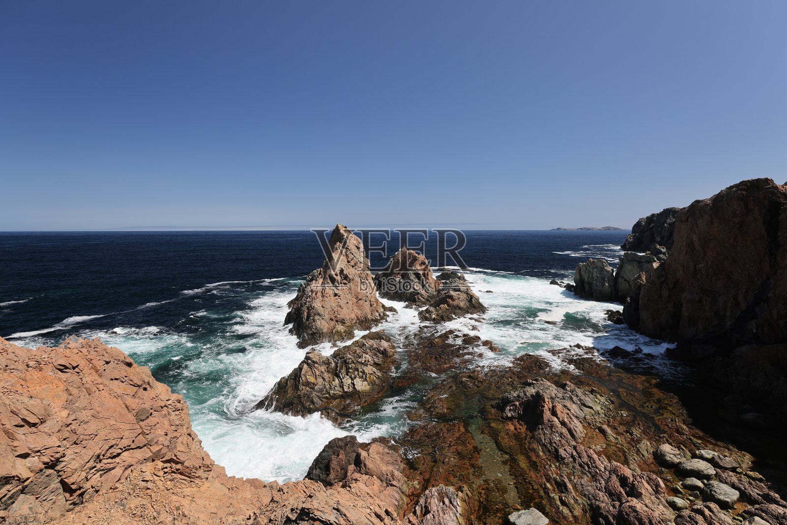 斯皮勒湾海岸，特威林盖特，纽芬兰照片摄影图片