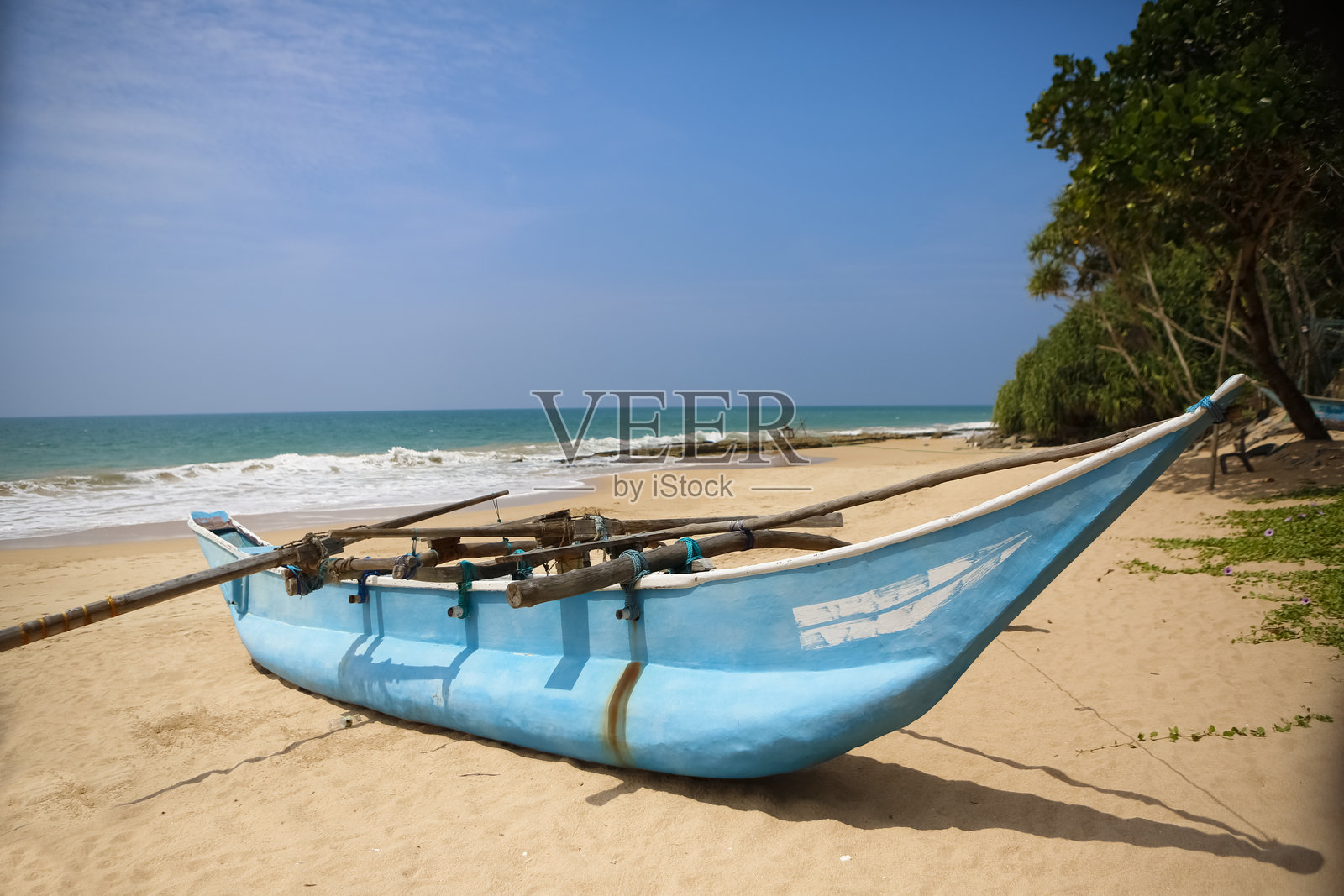 斯里兰卡渔船照片摄影图片