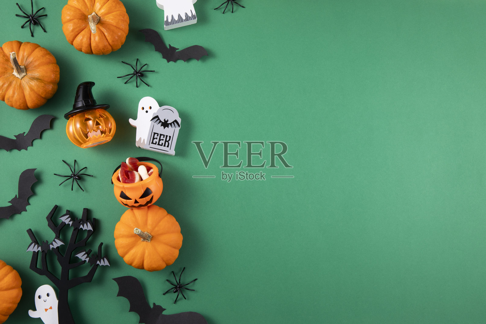 万圣节装饰背景照片摄影图片