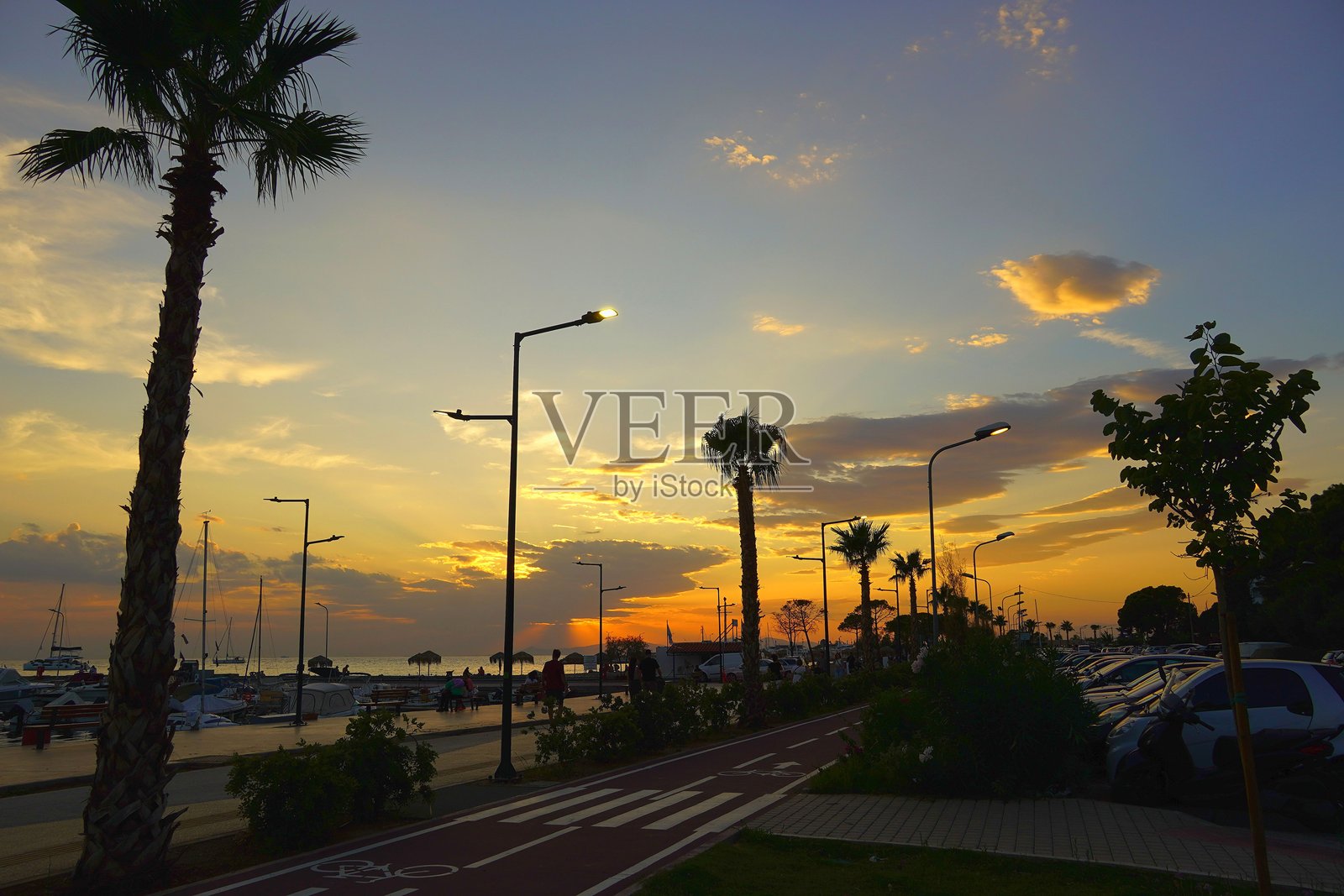 美丽的日落照片摄影图片