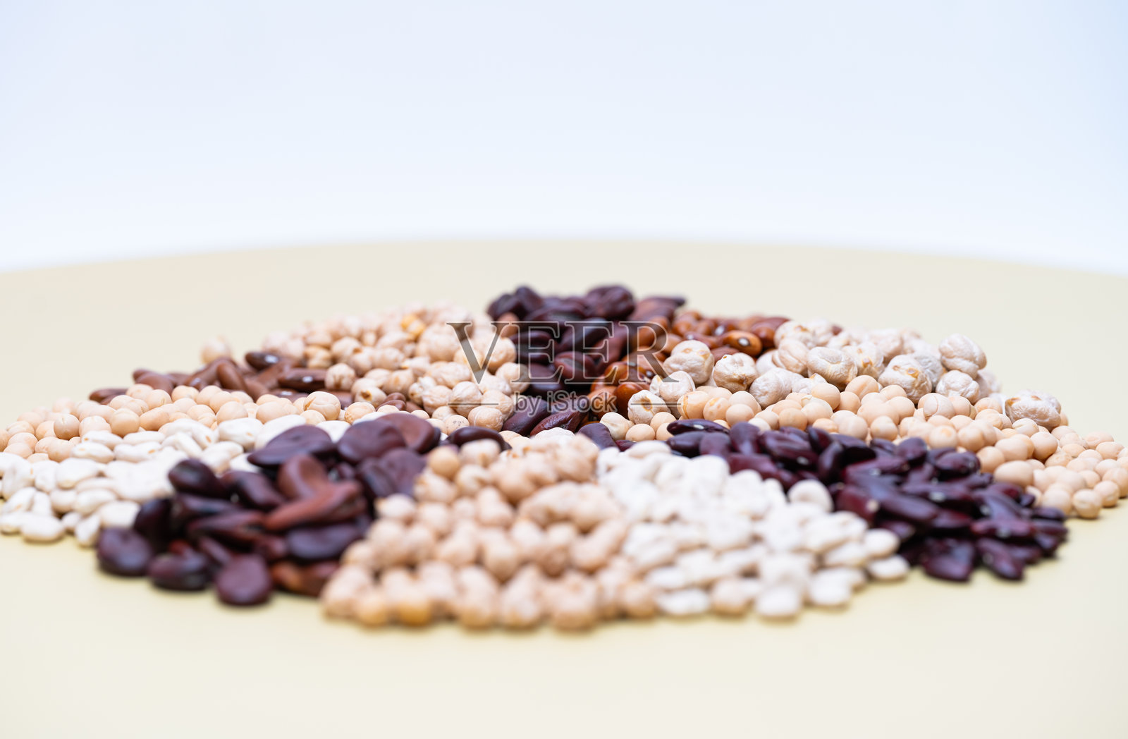 混合干豆照片摄影图片