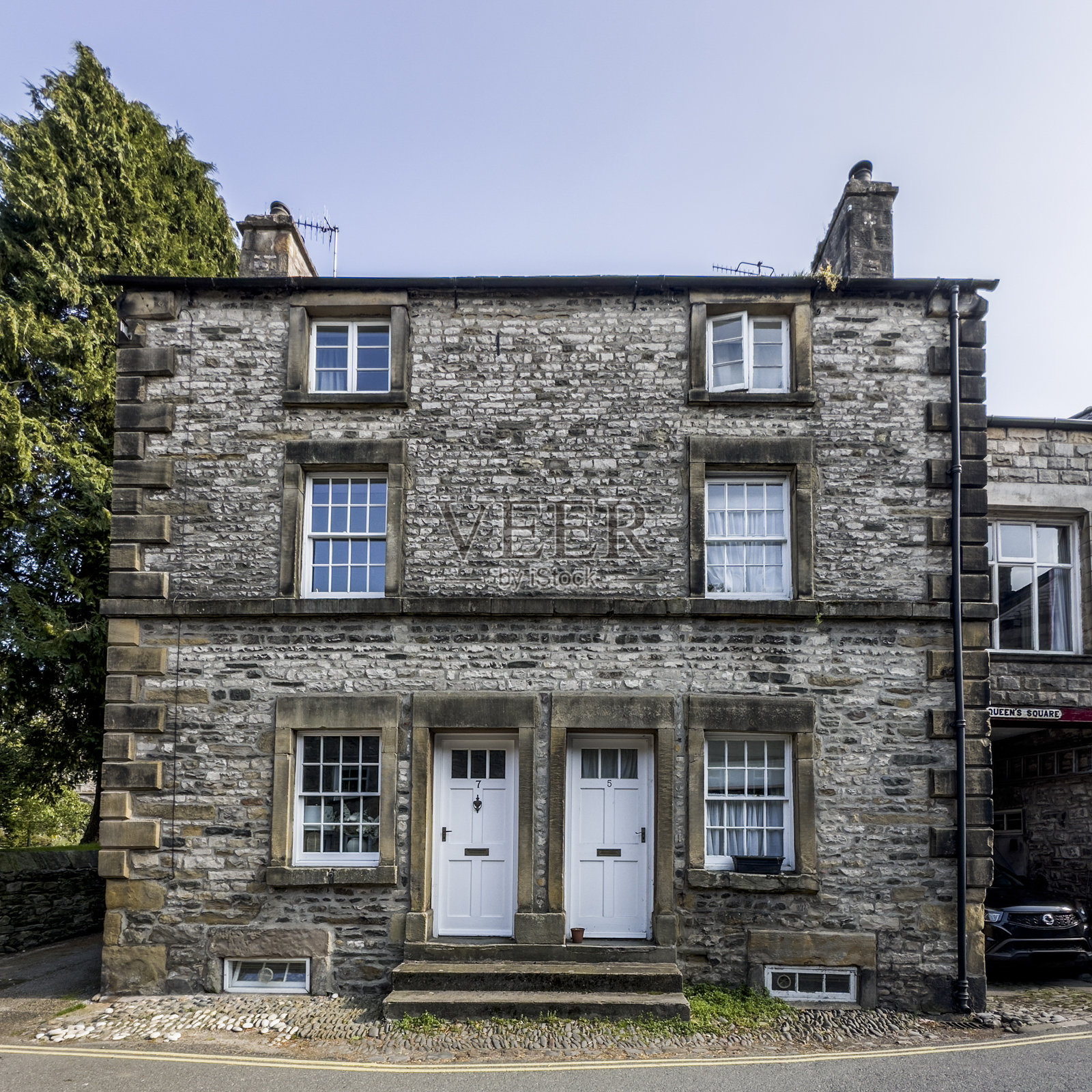 柯克比朗斯代尔小屋照片摄影图片