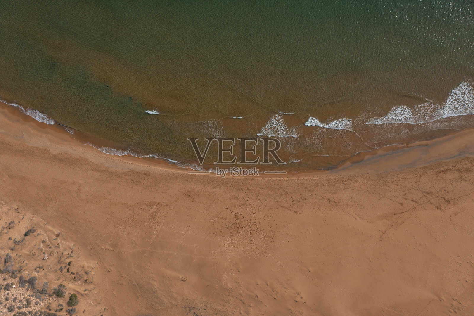 卡布兰克海滩鸟瞰照片摄影图片