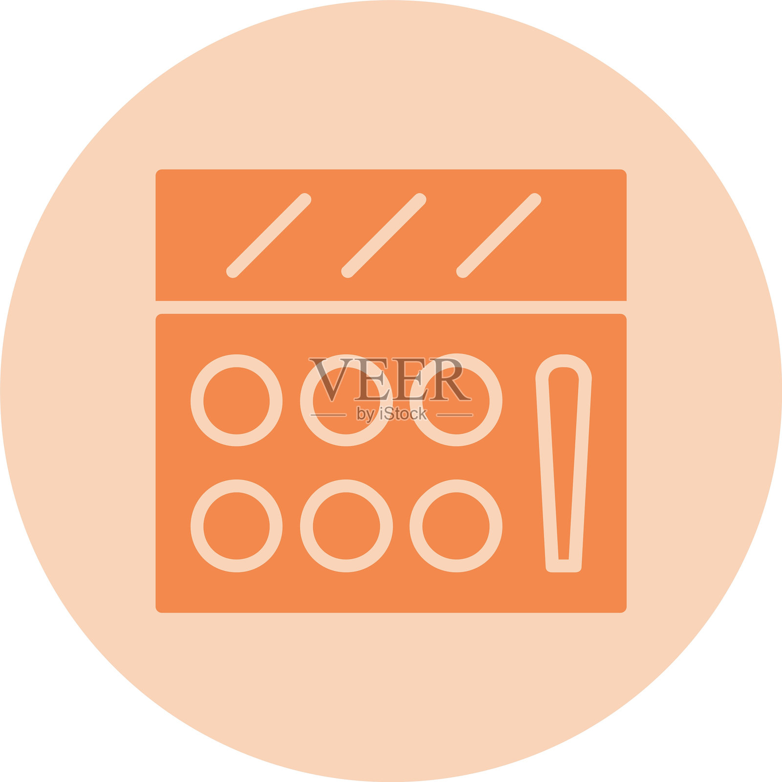 眼影图标圆形渐变插画图片素材