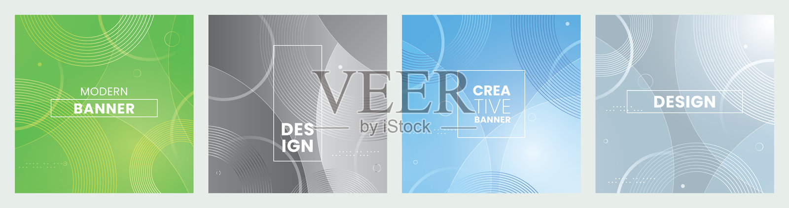 商业封面模板。网页横幅模板。插画图片素材