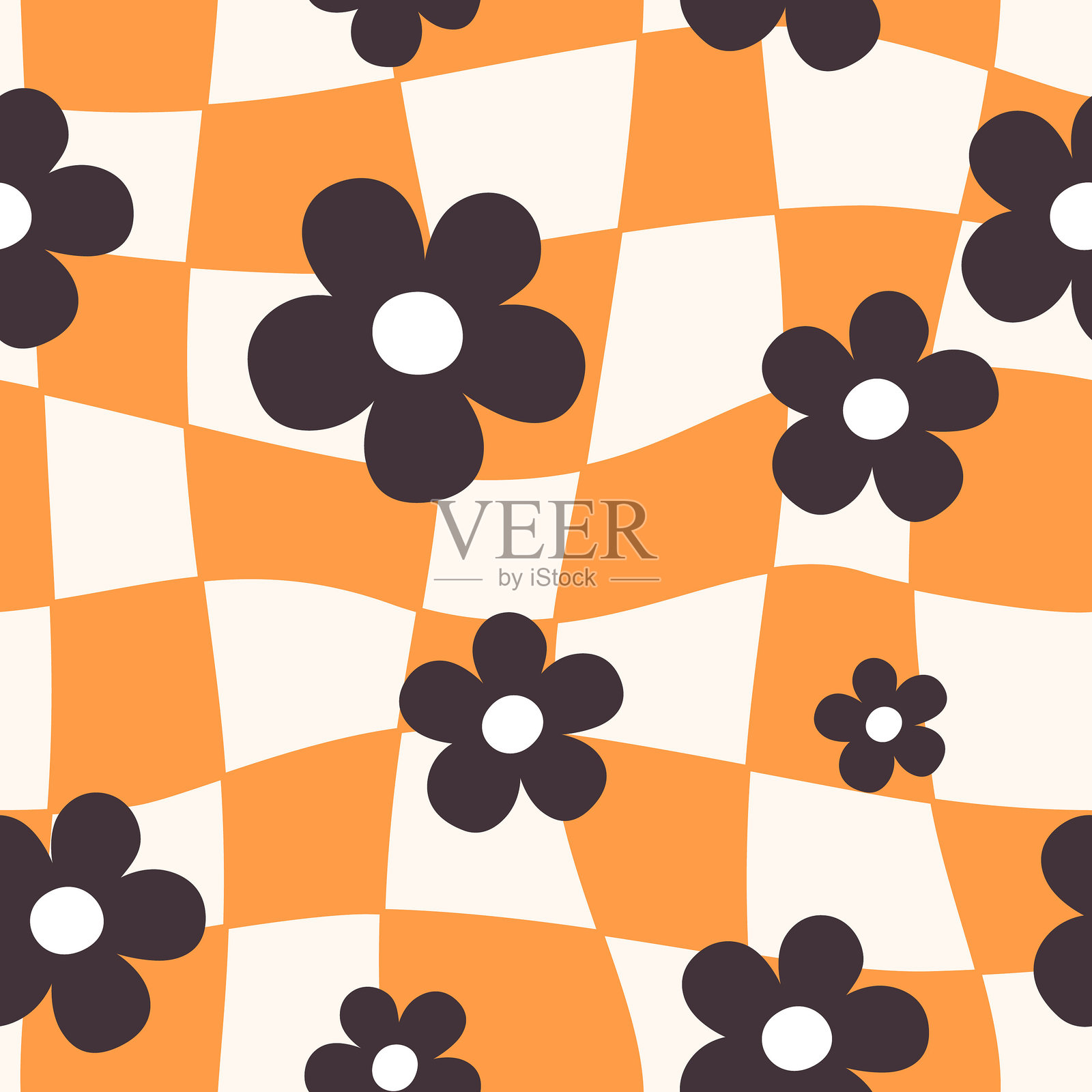 卡通无缝图案104插画图片素材