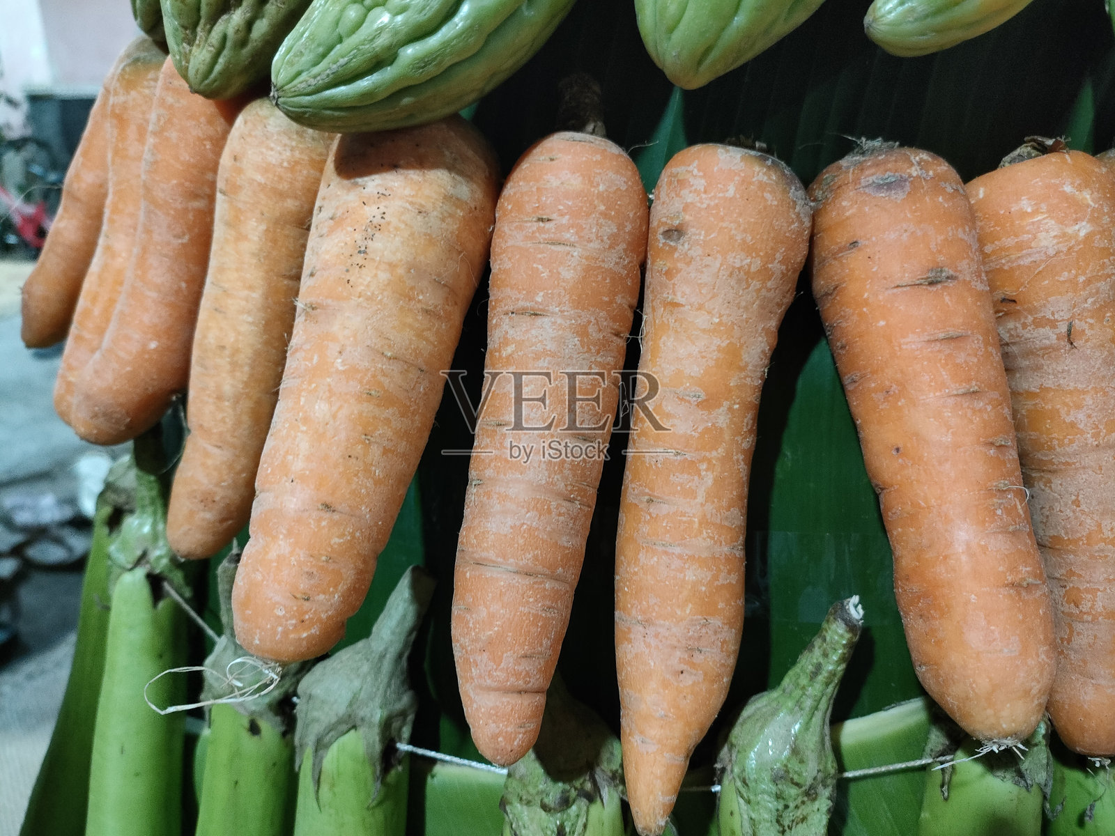 爪哇的格雷贝克文化中的蔬菜山照片摄影图片