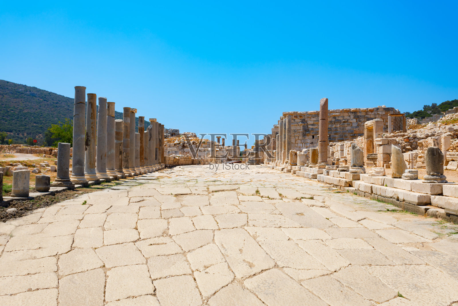 土耳其安塔利亚省的帕塔拉古城照片摄影图片