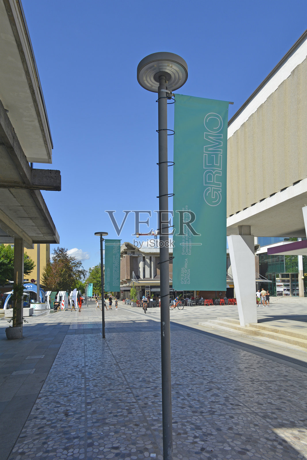 斯洛文尼亚诺瓦戈里察的文化之都横幅照片摄影图片