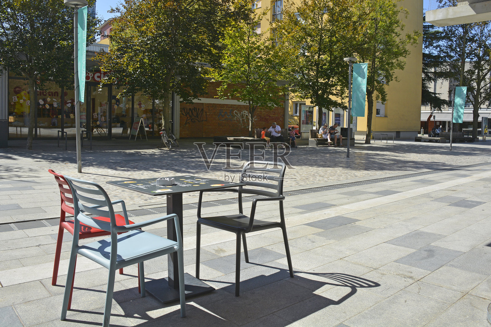 斯洛文尼亚中央诺瓦戈里察的街道照片摄影图片