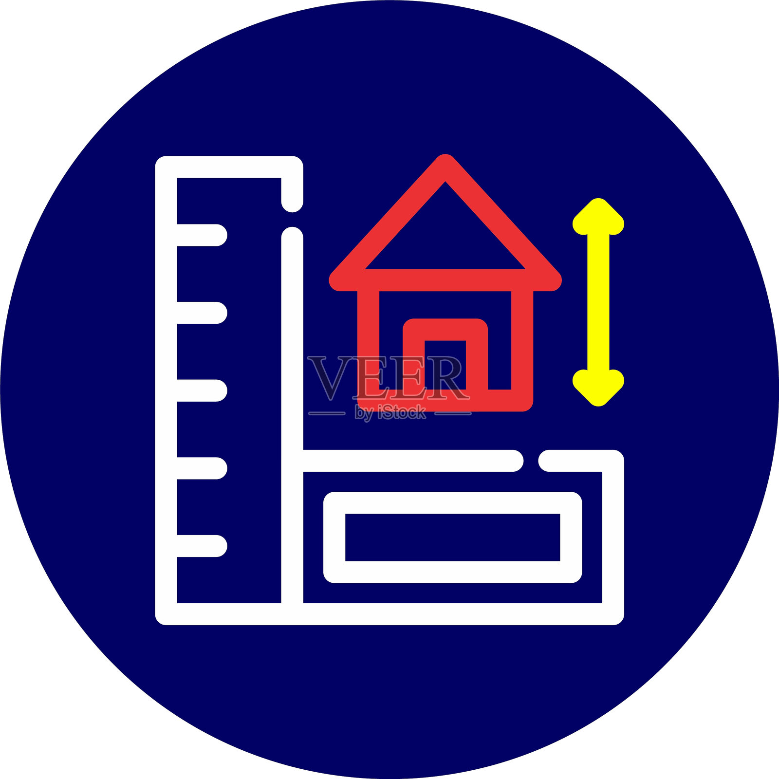 测量图标插画图片素材