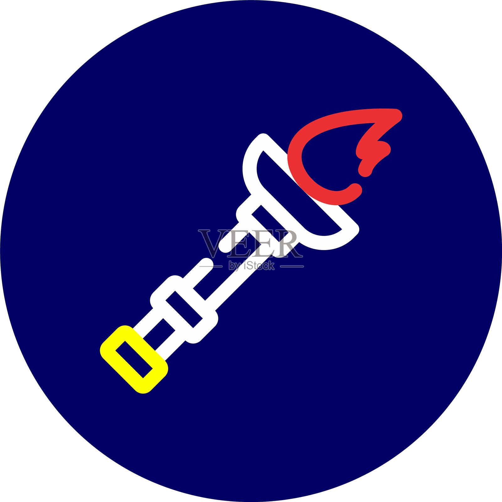 火炬图标插画图片素材