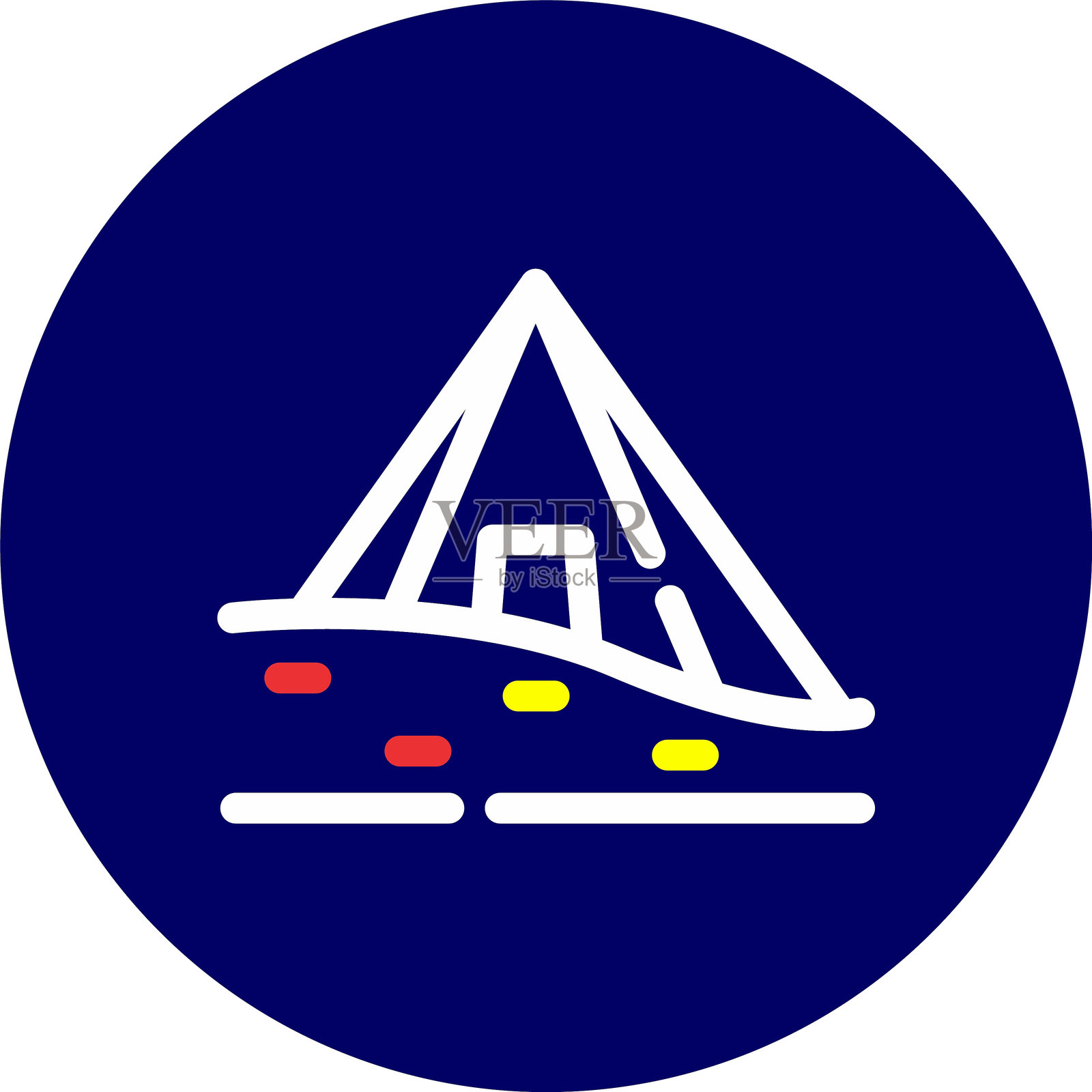 金字塔图标插画图片素材