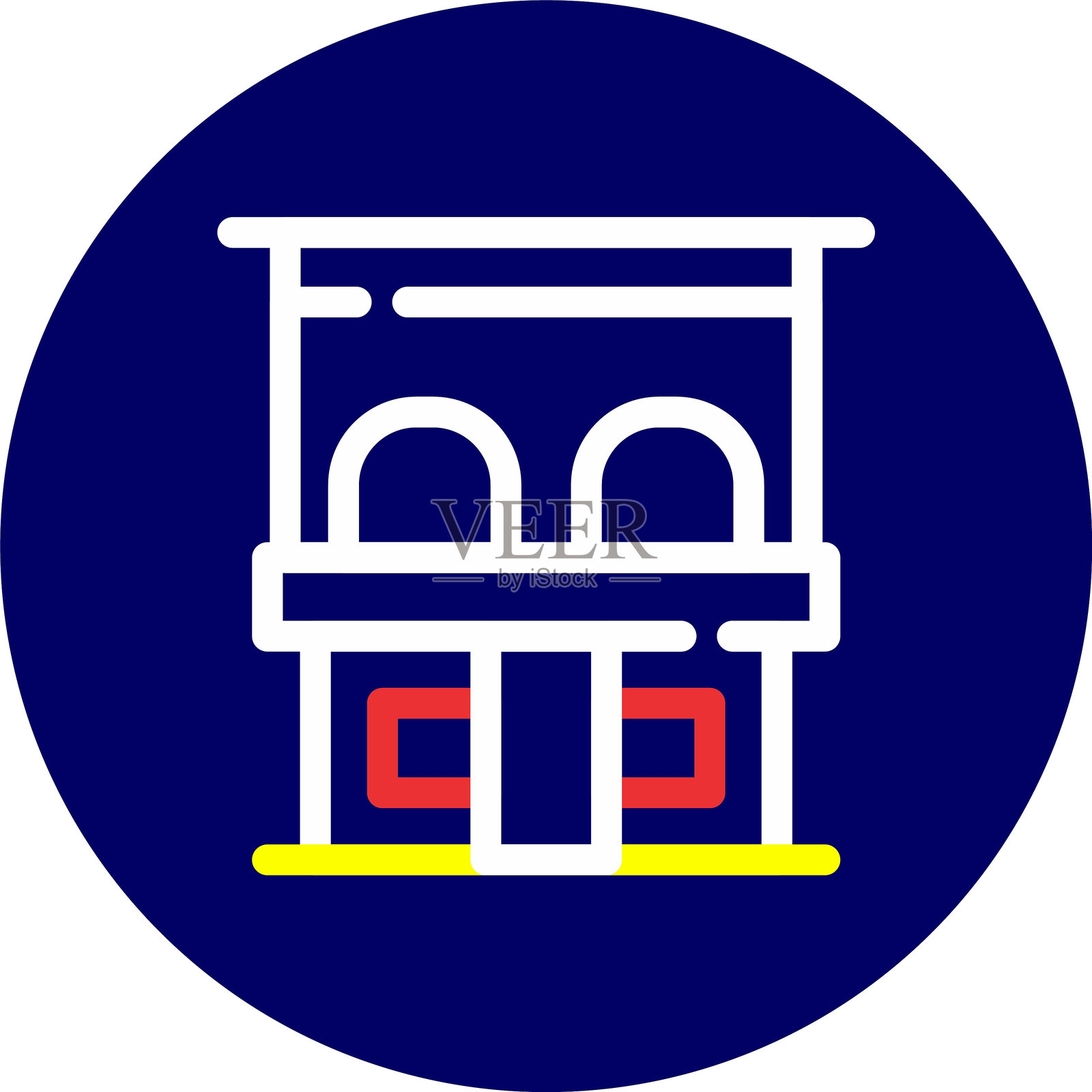 票务箱图标插画图片素材