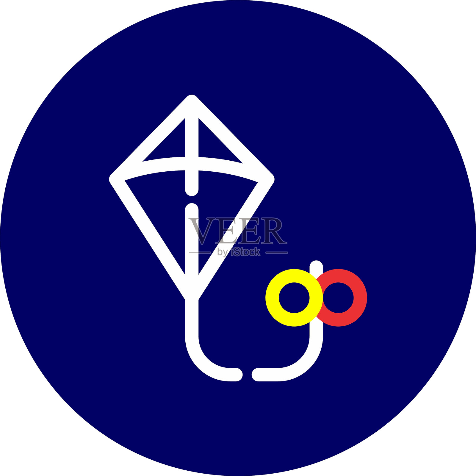 风筝图标插画图片素材