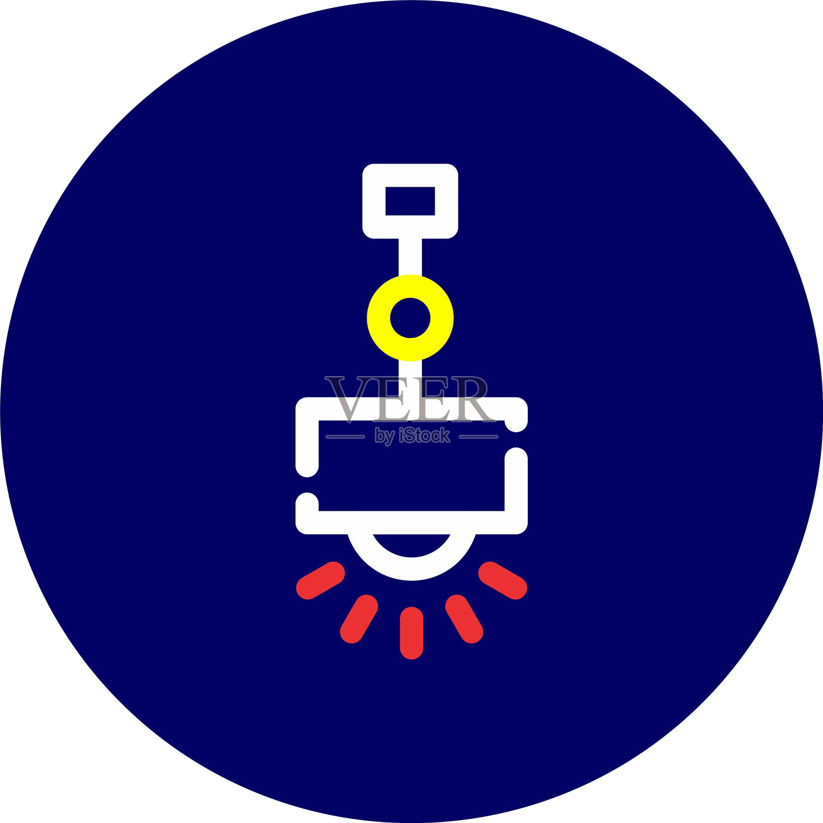 吊灯图标插画图片素材