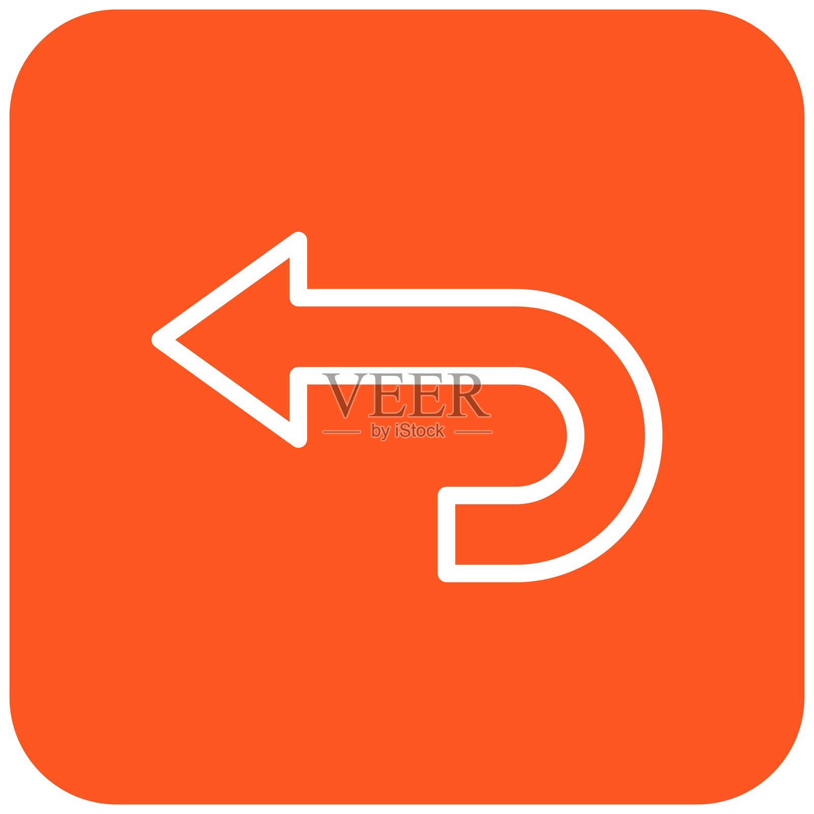 撤销矢量图标设计插图插画图片素材