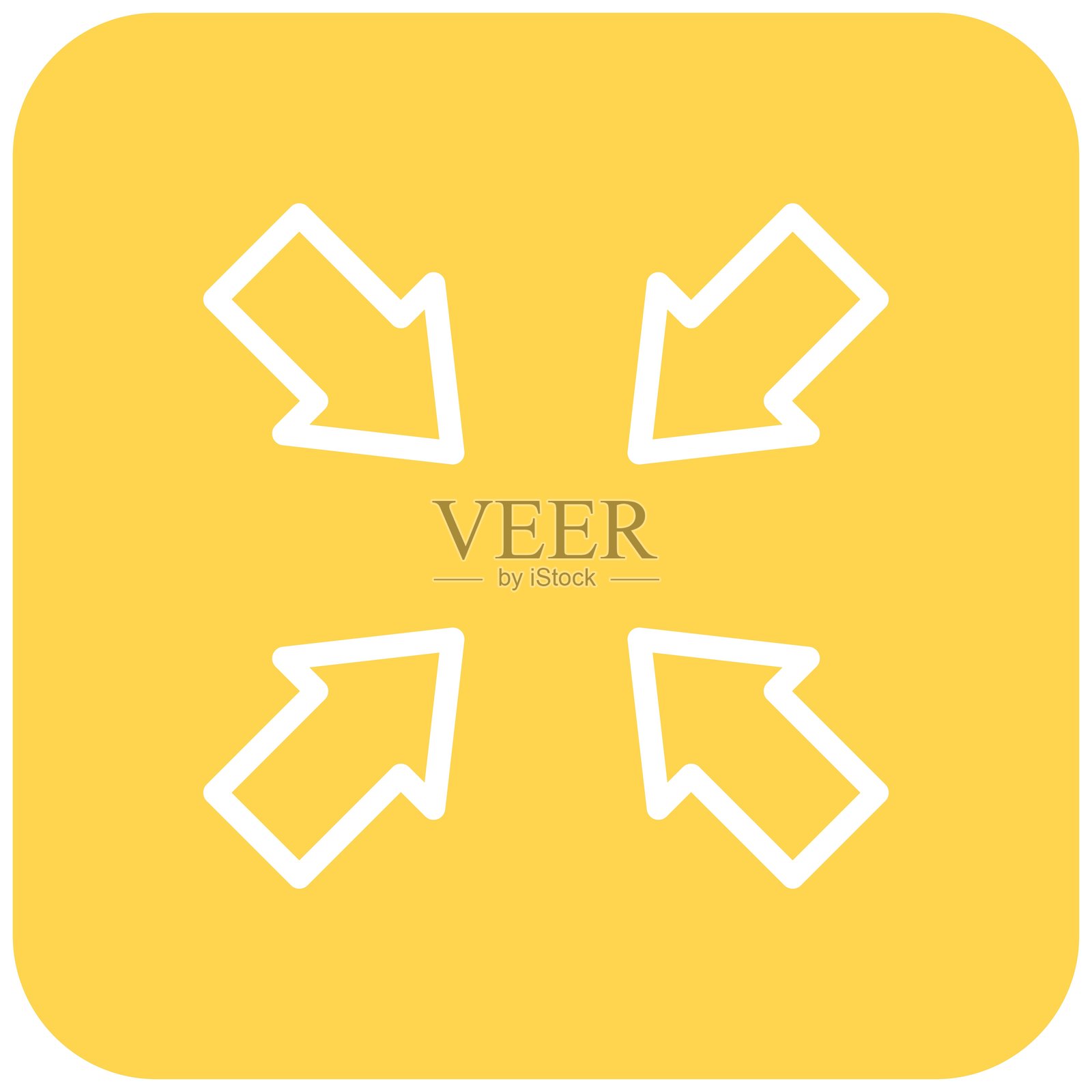 调整大小的矢量图标设计插图插画图片素材