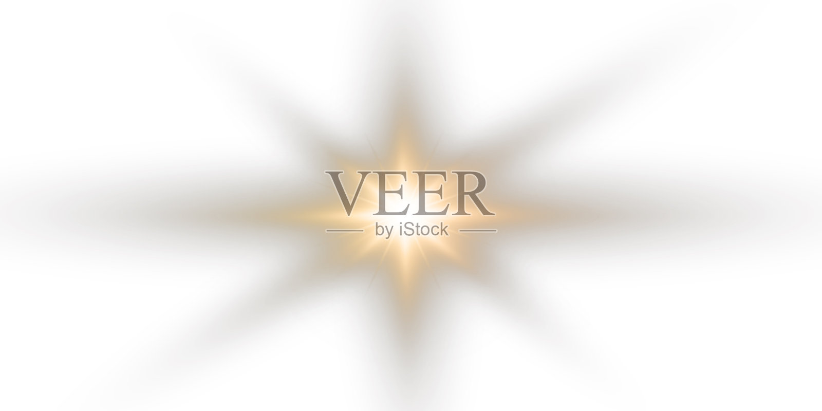 水平的金色光线，带有眩光和闪光，独立于透明背景。光星金色。阳光金色。闪光金色。插画图片素材