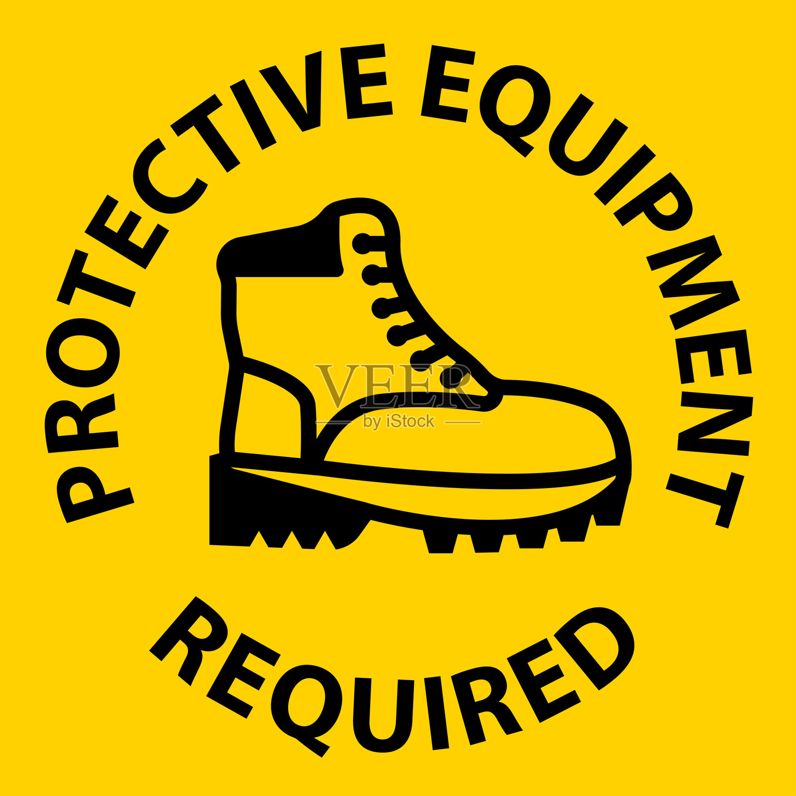 安全装备必需标志插图插画图片素材
