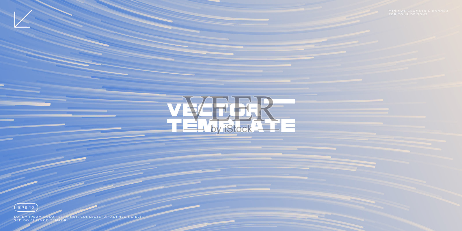 抽象背景设计。色彩斑斓的透视线条。插画图片素材