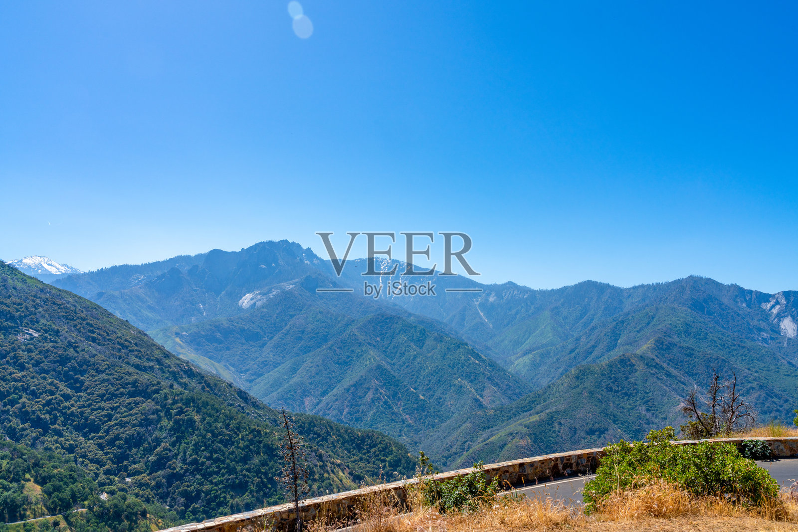 加利福尼亚州红杉国家公园的山地风景照片摄影图片