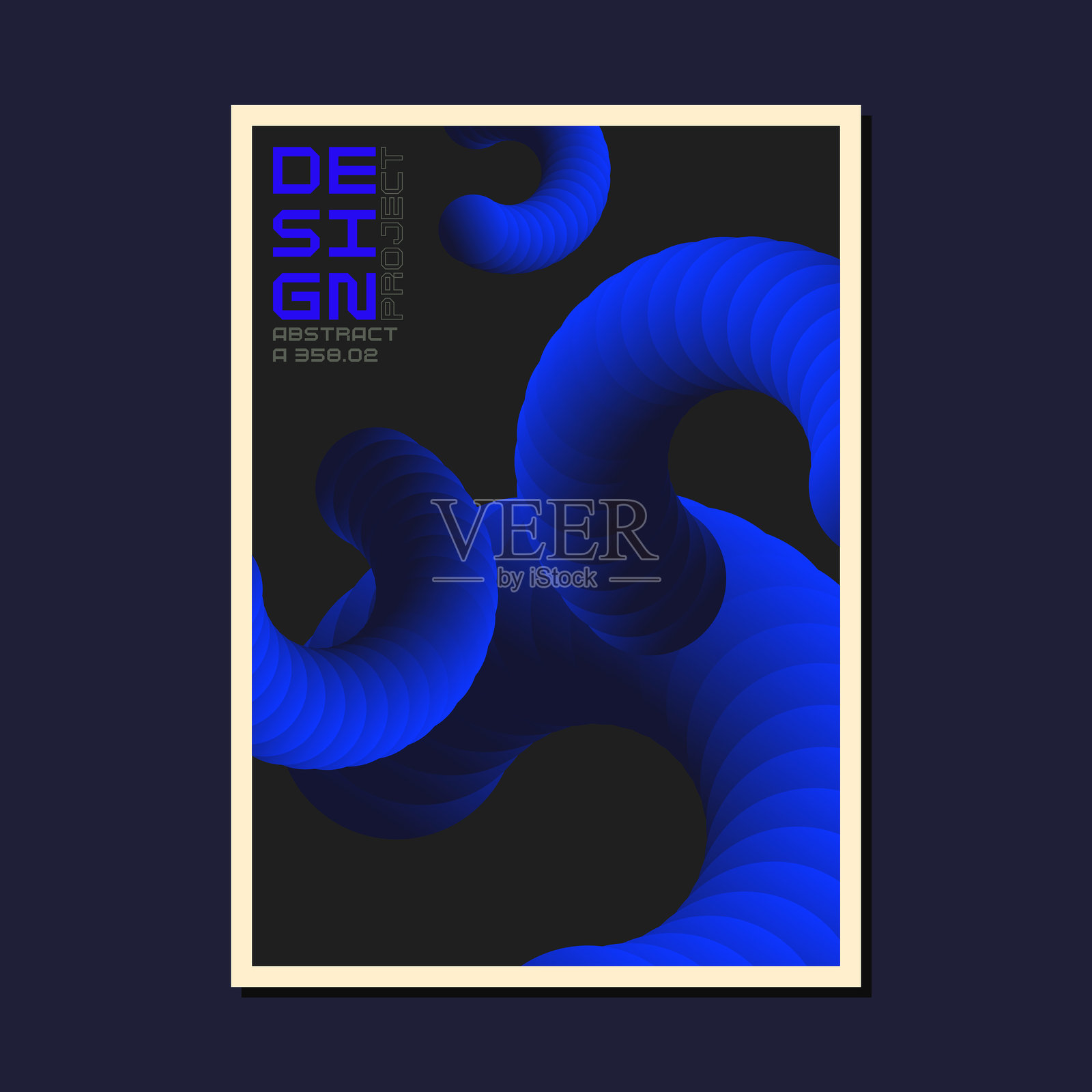 用于设计的模板。几何形状的组合。设计和创意的图形元素。插画图片素材