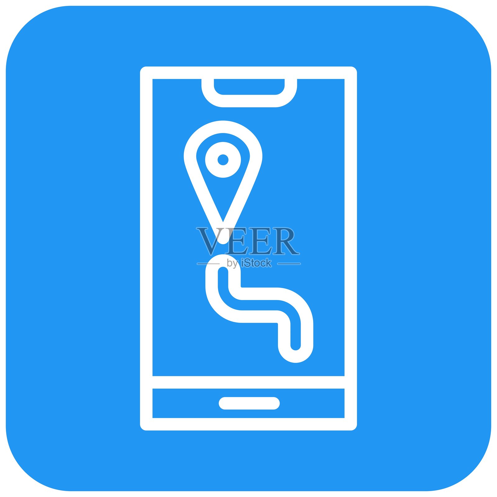 GPS矢量图标设计插图插画图片素材