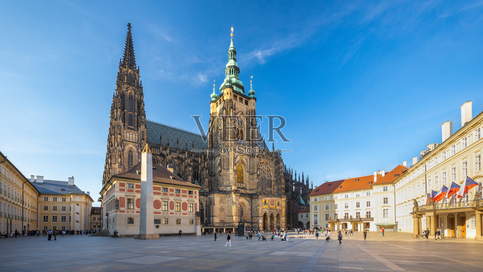 圣维特主教座堂内部照片摄影图片