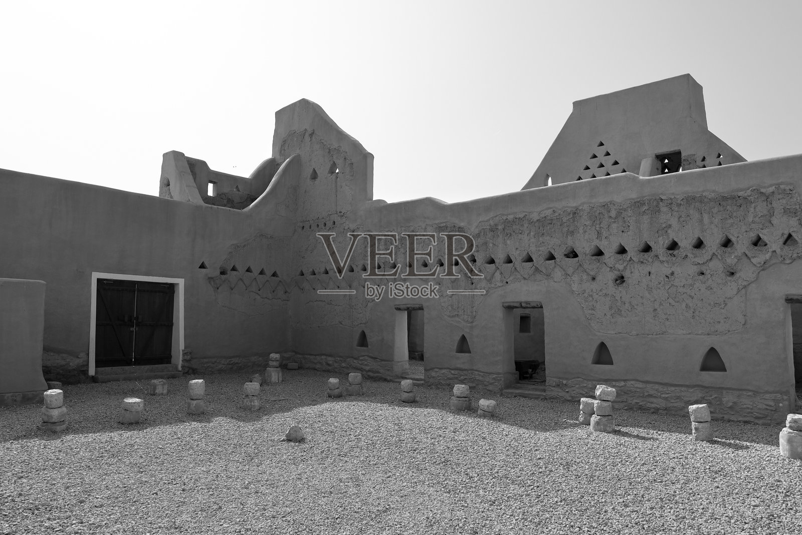 沙特阿拉伯利雅得的Al Diriyah古都遗址（沙特国庆日）照片摄影图片