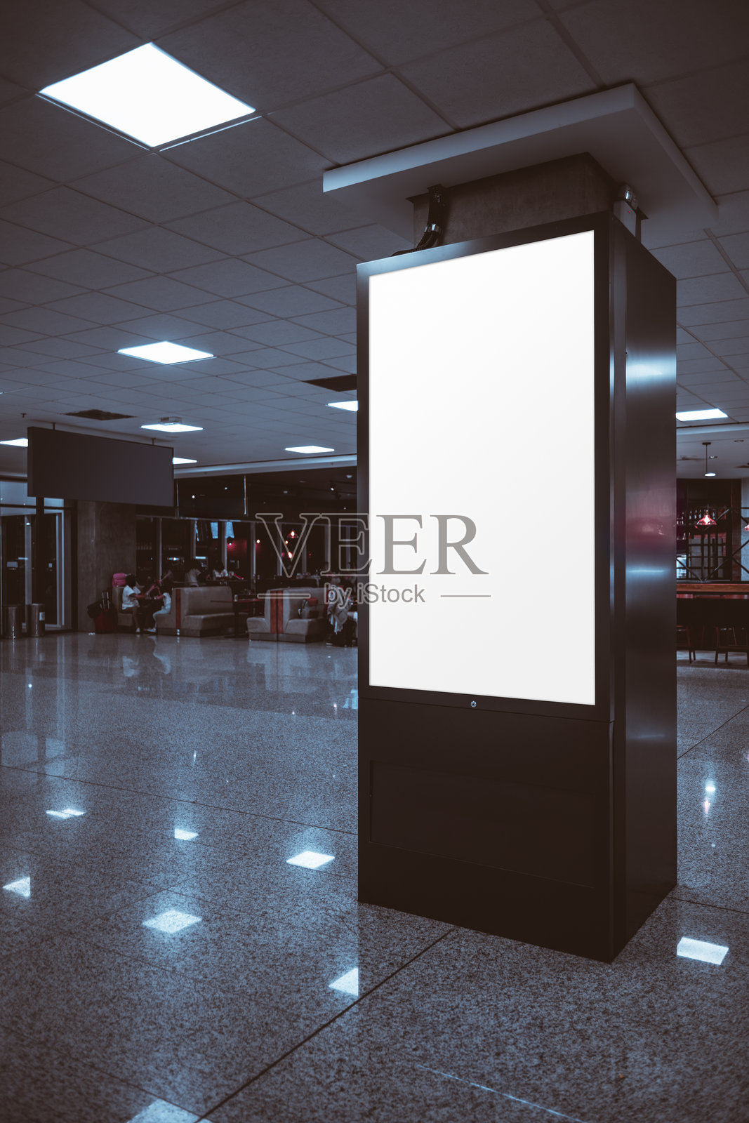 空白的机场广告屏幕照片摄影图片