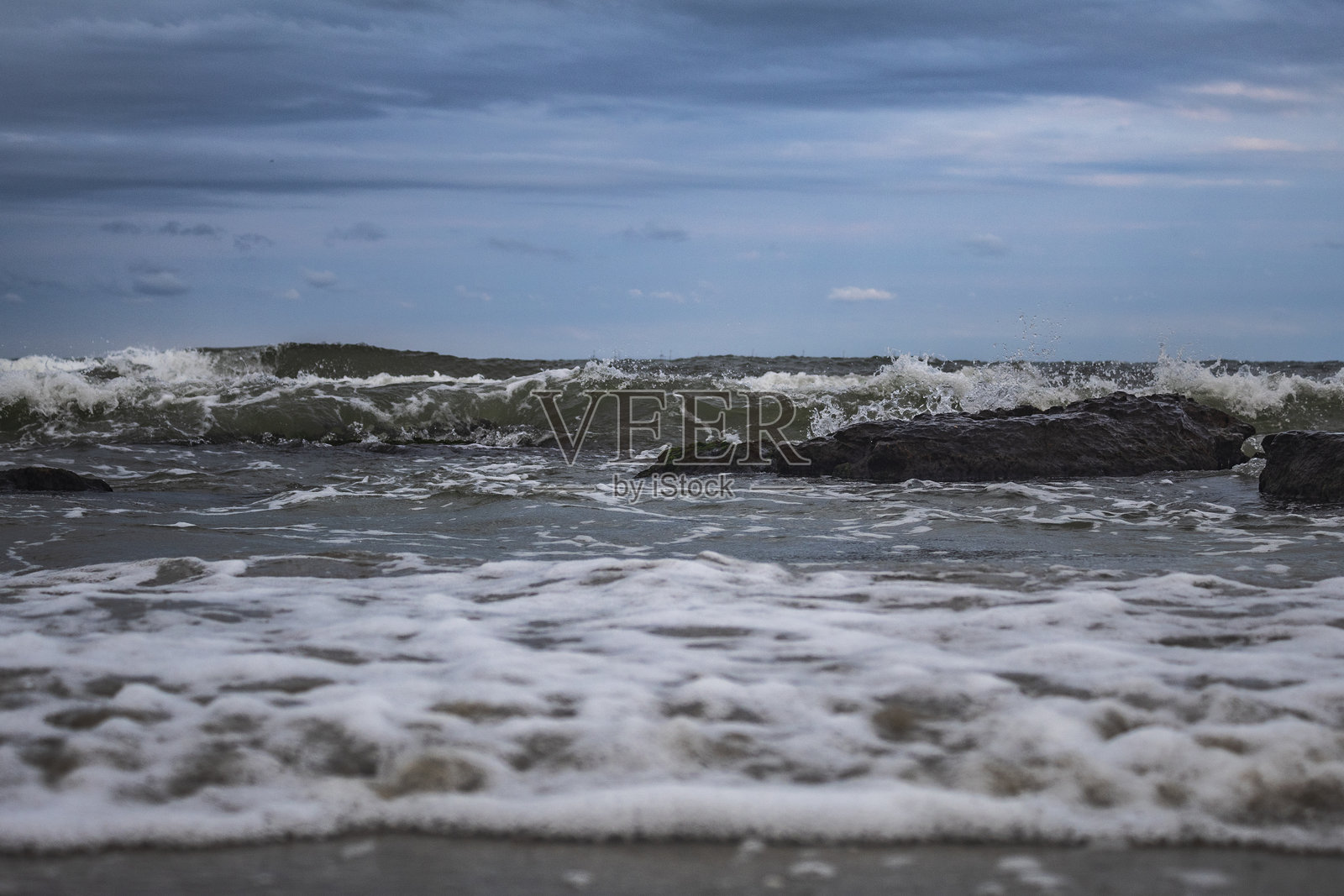海洋，海岸 - 欧洲，罗马尼亚，康斯坦察地区照片摄影图片
