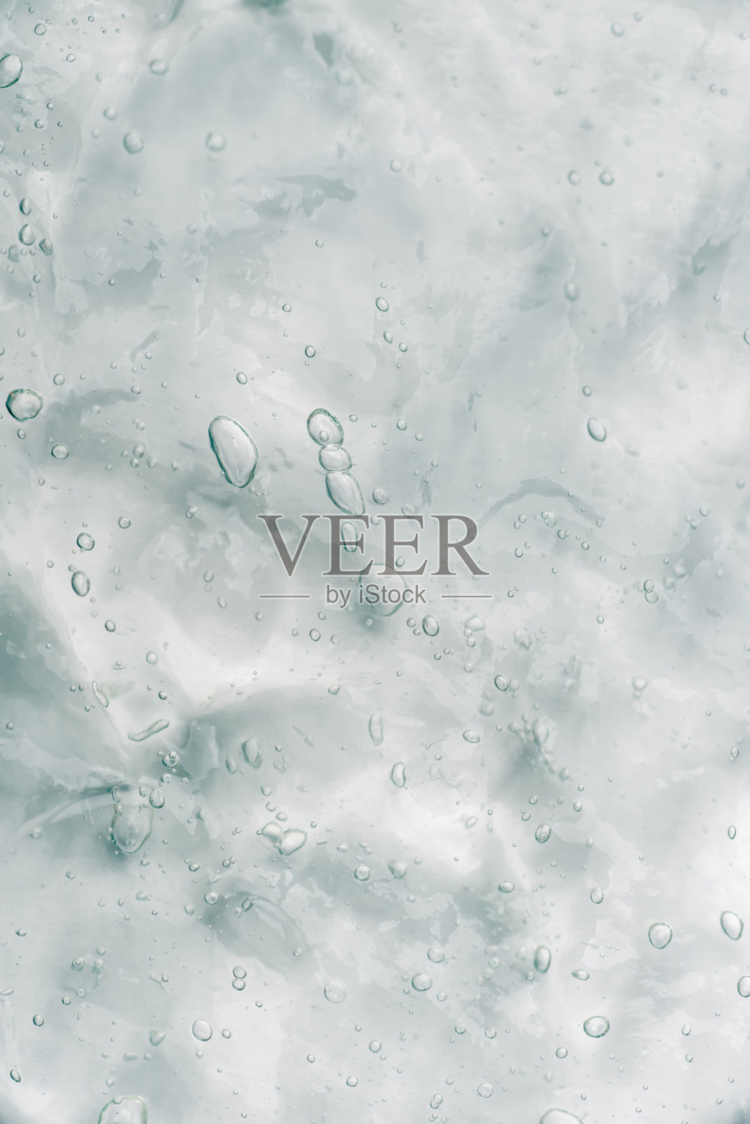 白色背景上的透明凝胶。照片摄影图片