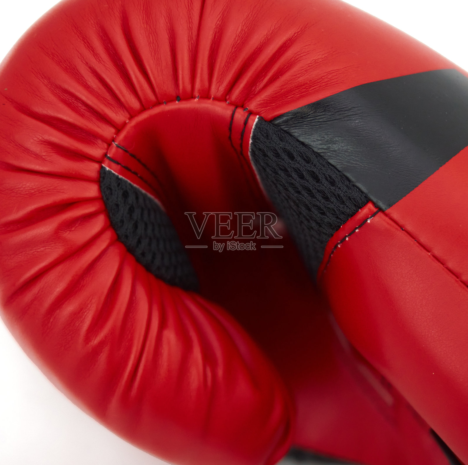 红色拳击手套侧面照片摄影图片