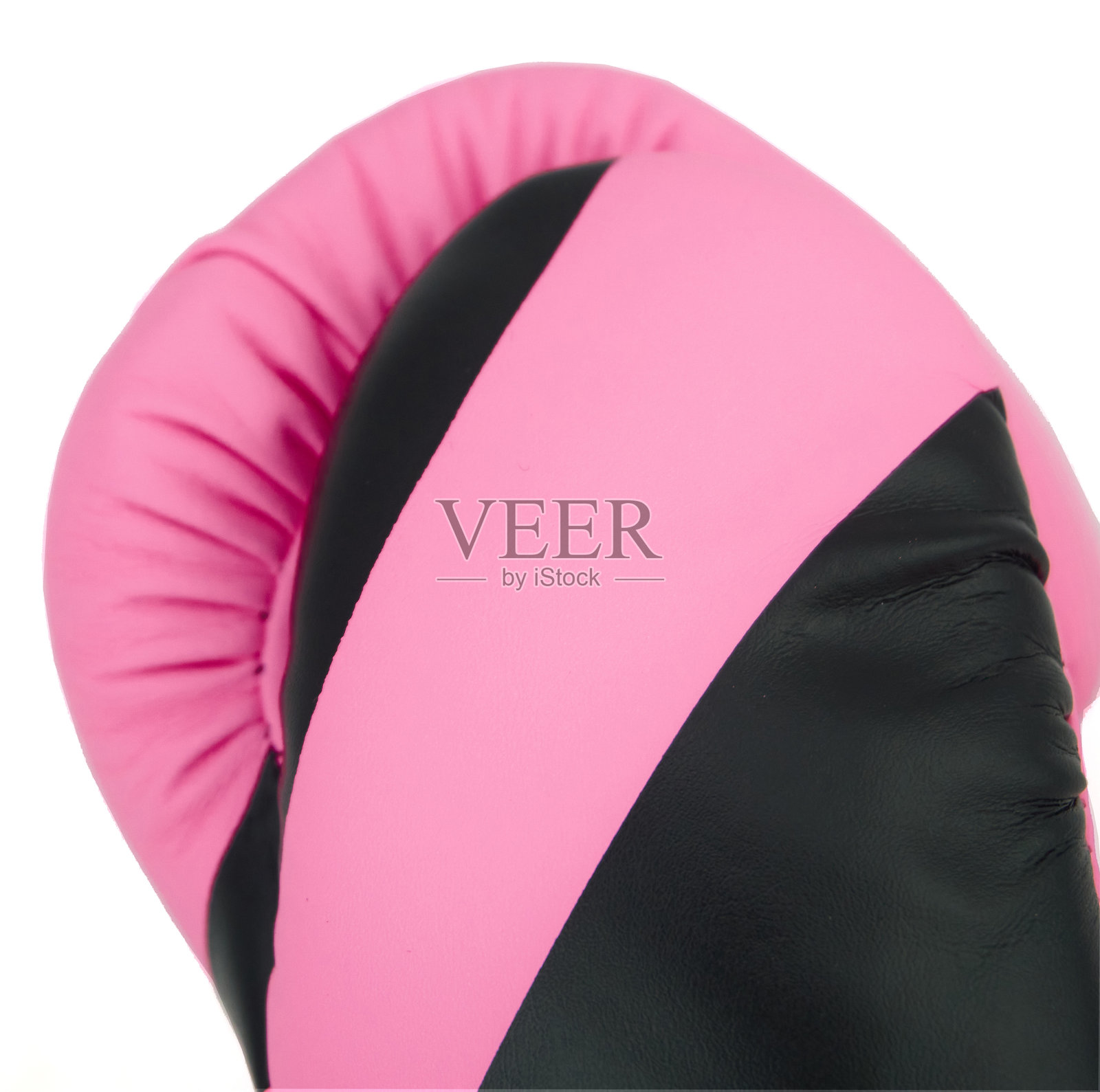 粉色和黑色拳击手套边框照片摄影图片