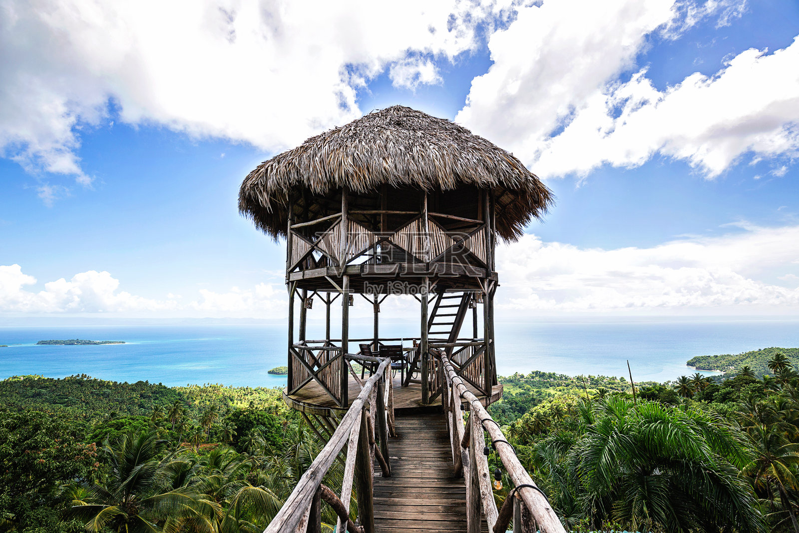 萨马纳的亚特兰大海洋和海岸线景观照片摄影图片