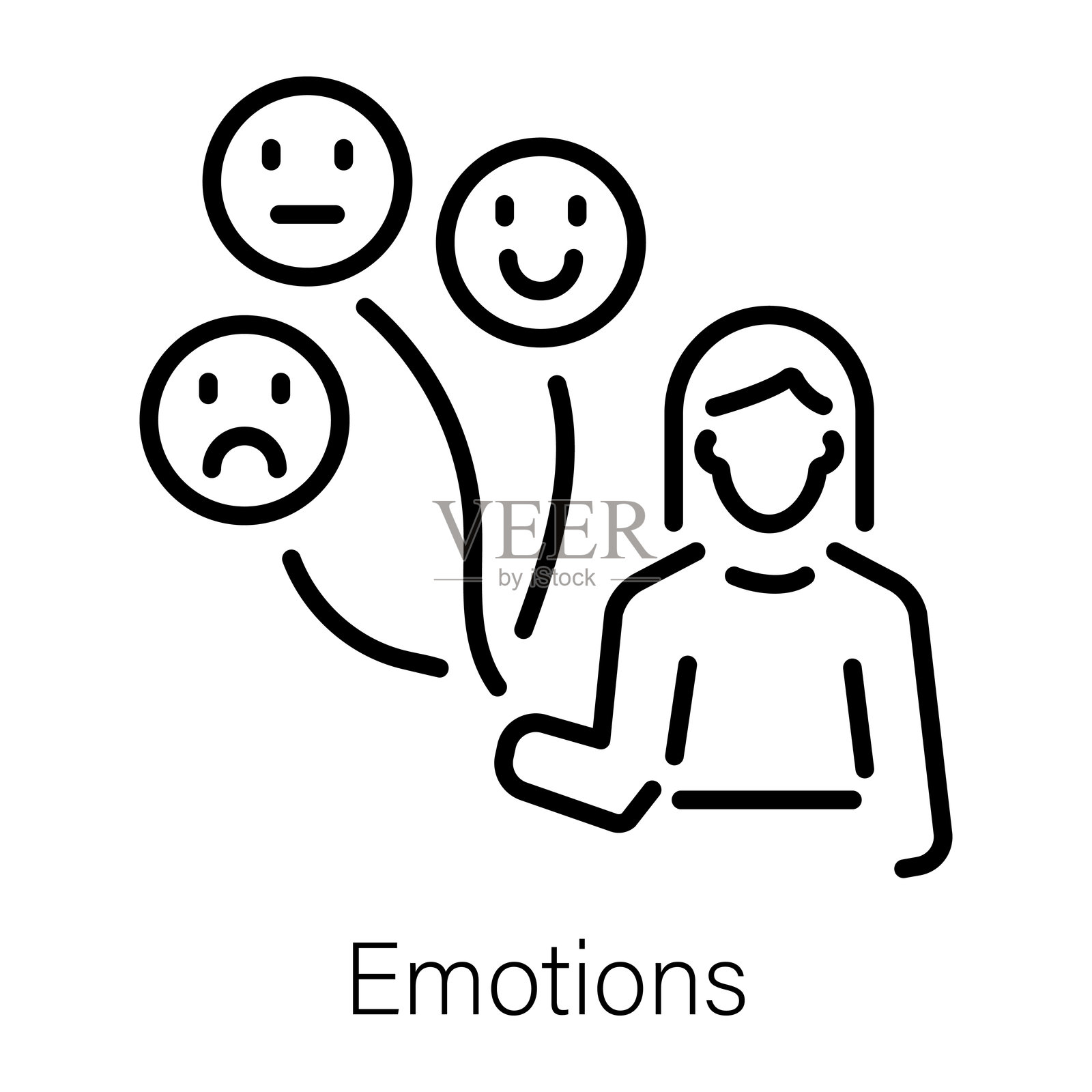 情感插画图片素材