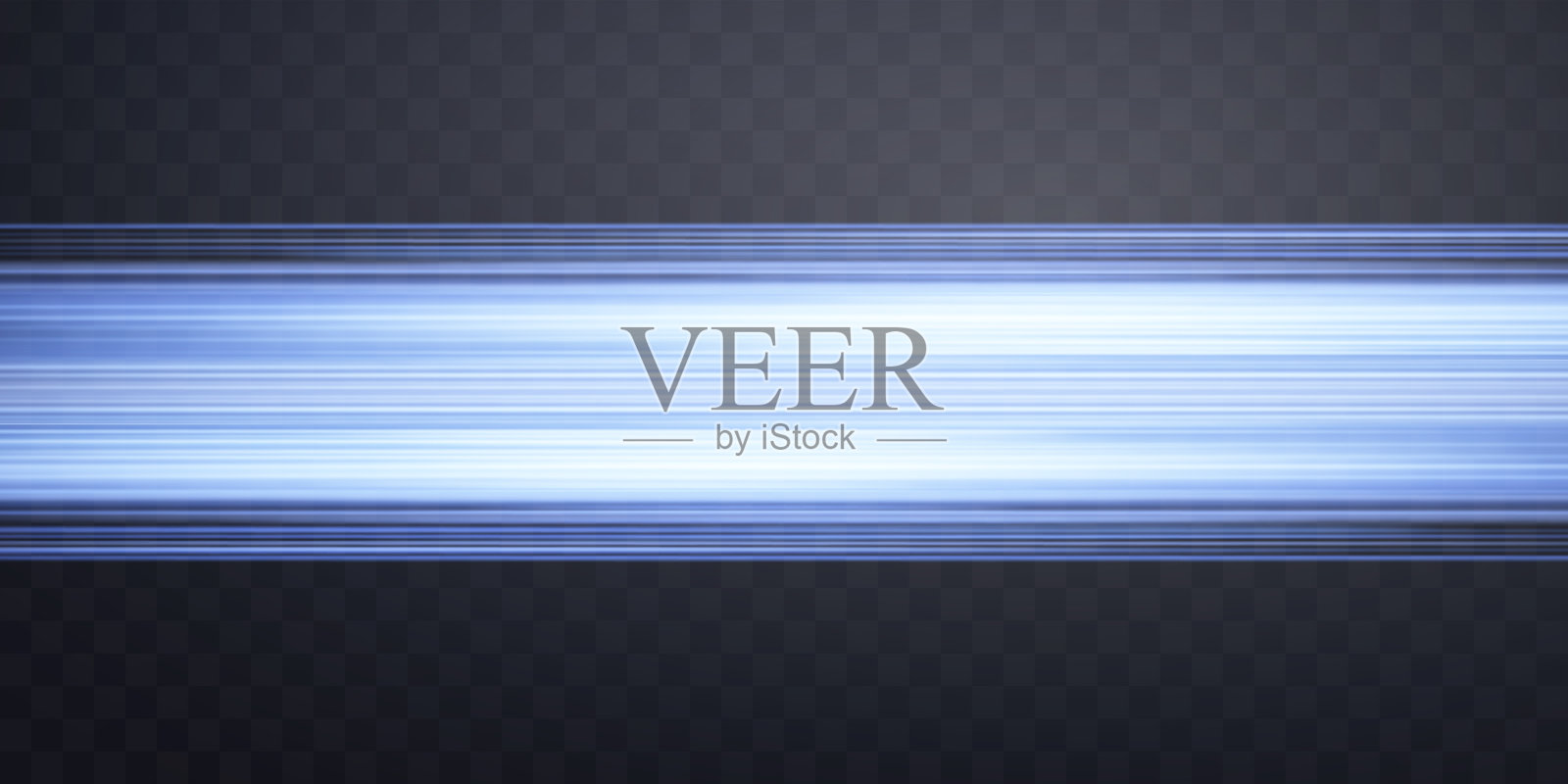 速度光线，霓虹流动，缩放运动效果，蓝色光辉速度线，多彩光轨，透视条纹。抽象背景，矢量插图。插画图片素材