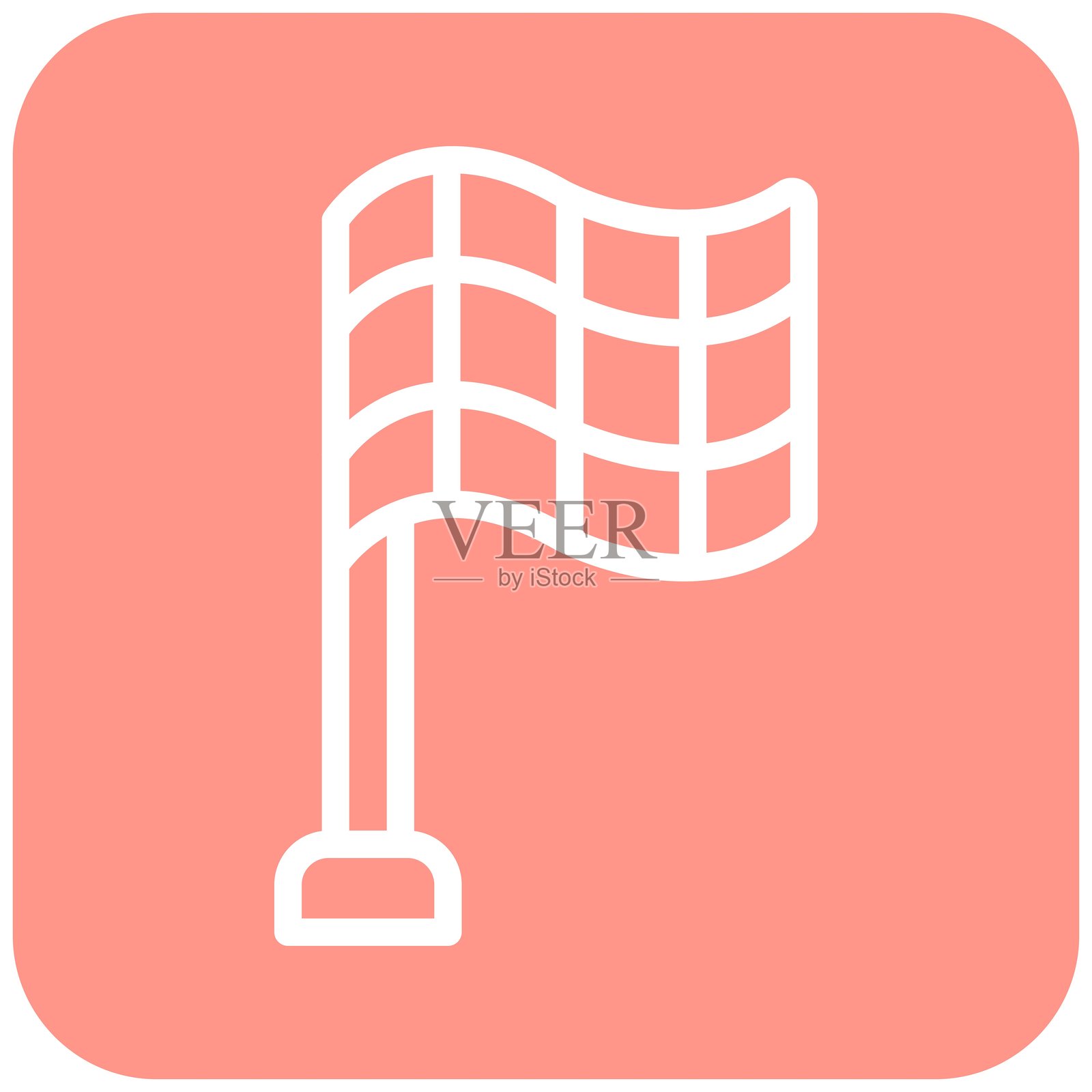 方格旗矢量图标设计插图插画图片素材